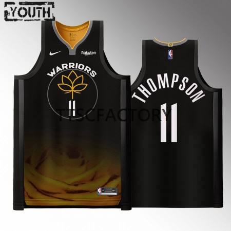 Canotte Bambino Golden State Warriors Klay Thompson 11 Nike 2022-23 City Edition Nero Swingman